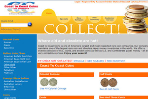 Coast to Coast Coins and Currency Coast to Coast Coins and Currency